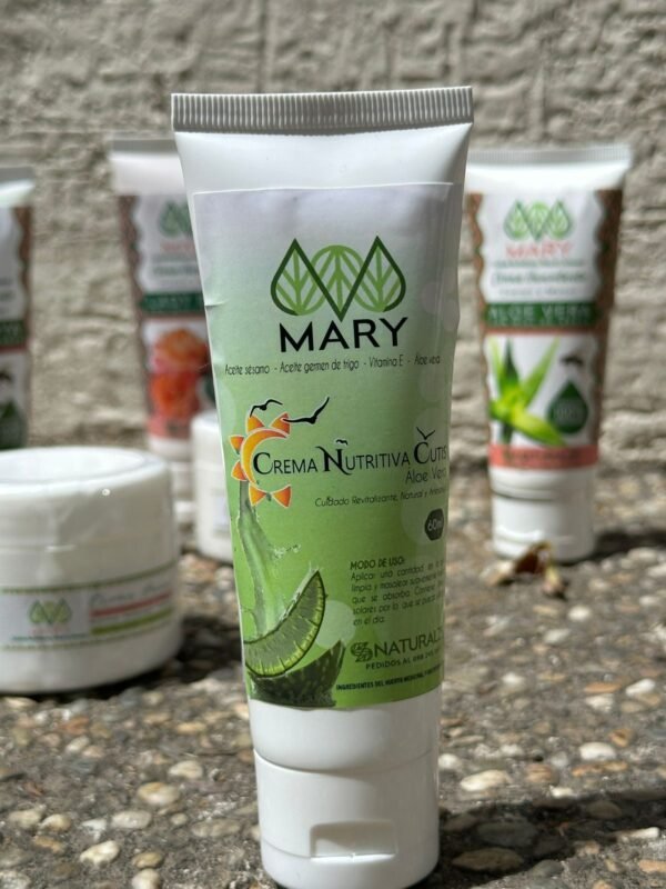 Crema nutritiva cutis aloe vera con filtro solar