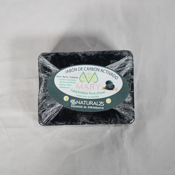 jabón de carbón activado