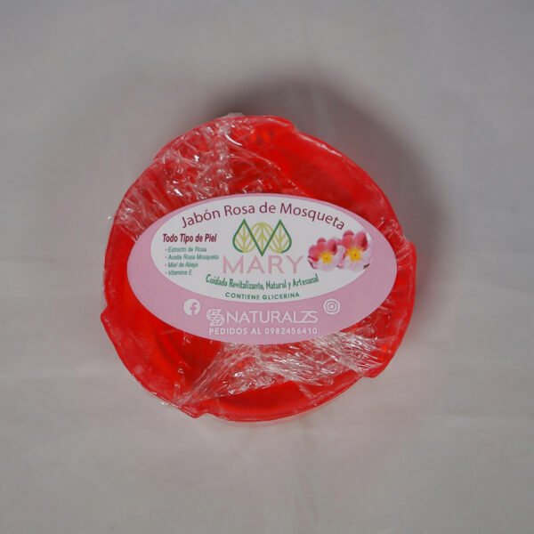 jabón rosa de mosqueta