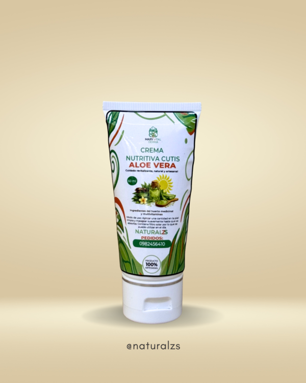 crema nutritiva aloe vera con filtro solar