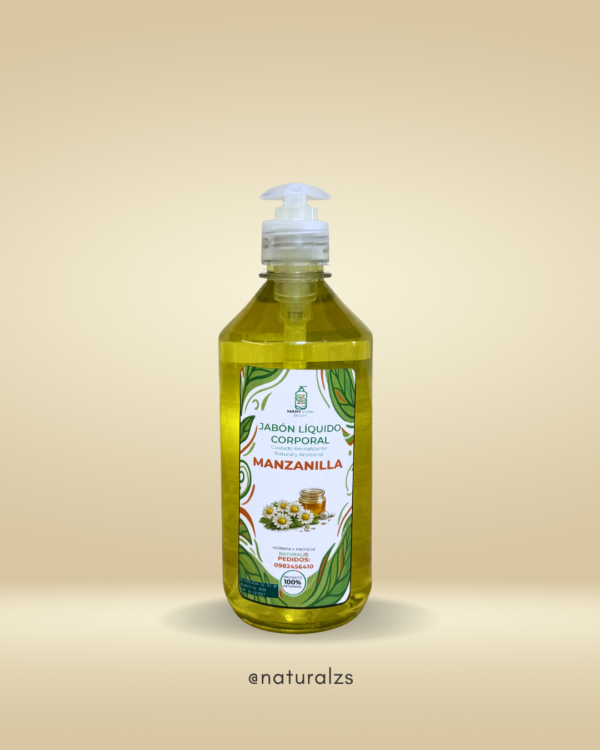 JABÓN LÍQUIDO CORPORAL MANZANILLA jabÓn lÍquido corporal manzanilla