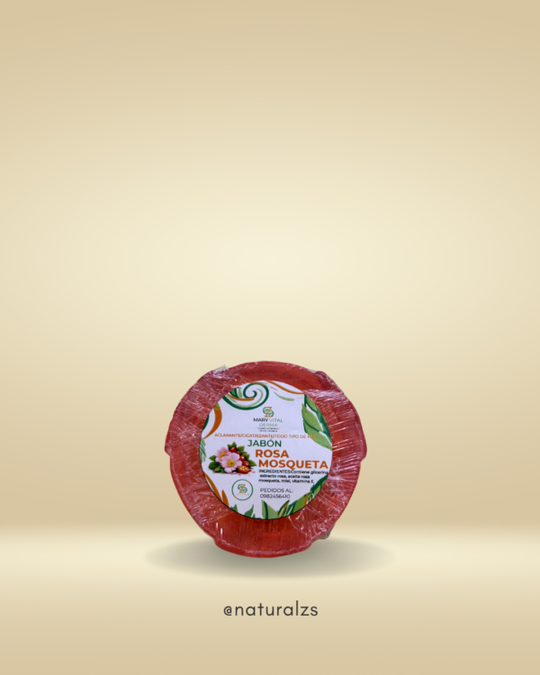 jabÓn rosa de mosqueta